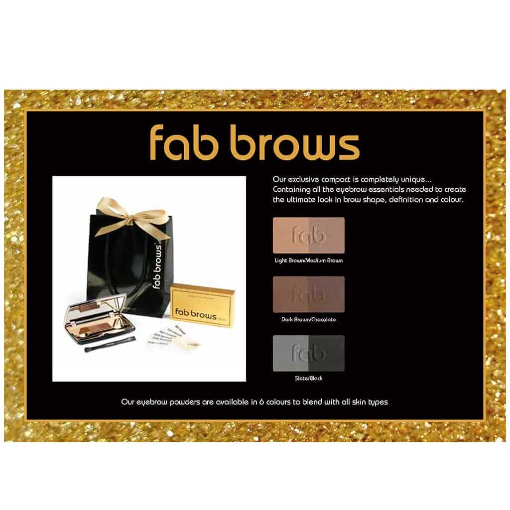 Pro Point Of Sale Stand Including 20 Fab Brows DUO Eyebrow Kits